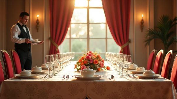 Buffet debout ou service à l'assiette : le choix qui décide de l'ambiance de votre événement