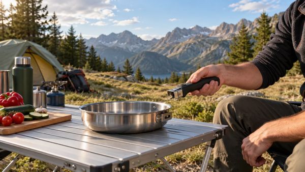 Top 5 avantages des poêles inox avec poignée amovible